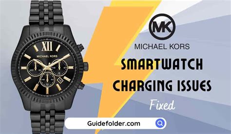 michael kors smartwatch not charging|michael kors grayson smartwatch charger.